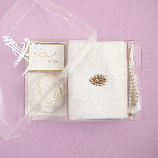 The Luxe Acrylic & Candle Gift Box