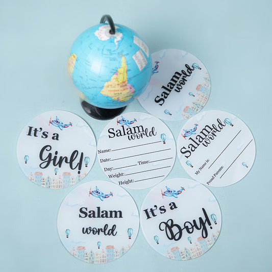 A New Chapter - Baby Birth Record Plaques