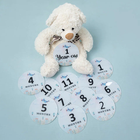 A Year in the Clouds - Baby's 1st Year Record Plaques