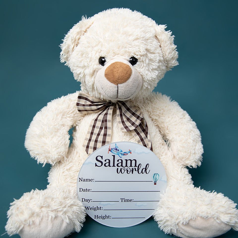 A New Chapter - Baby Birth Record Plaques