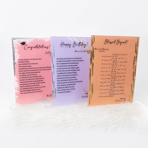 Whispers of Time - Emotional Keepsake Plaques
