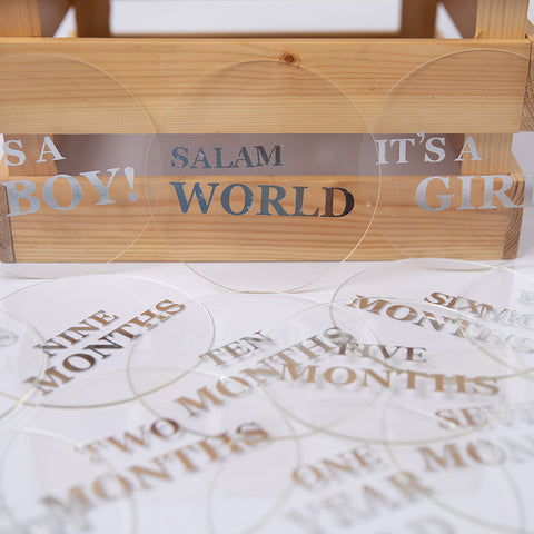 Crystal Clear Moments - Transparent Acrylic Plaques