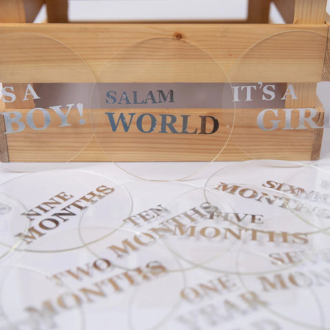 Crystal Clear Moments - Transparent Acrylic Plaques
