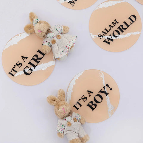 Whirlwind of Colors - Painted Acrylic Plaques